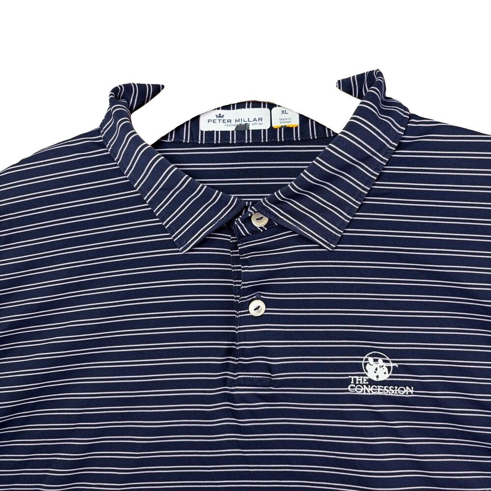 Peter Millar X The Concessions Polo Shirt Mens XL Featherweight Short Sleeve UPF